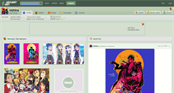 Desktop Screenshot of nishina.deviantart.com