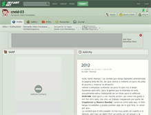 Tablet Screenshot of creid-03.deviantart.com