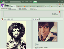 Tablet Screenshot of kiulani.deviantart.com