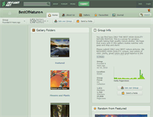 Tablet Screenshot of bestofnature.deviantart.com