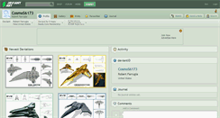 Desktop Screenshot of cosmos6173.deviantart.com