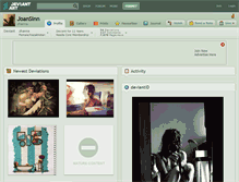 Tablet Screenshot of joansinn.deviantart.com