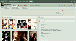 Desktop Screenshot of haydennnn.deviantart.com