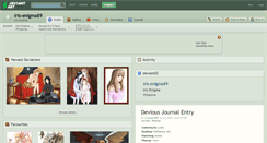 Desktop Screenshot of iris-enigma89.deviantart.com