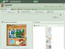 Tablet Screenshot of cabtoonist.deviantart.com