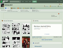 Tablet Screenshot of ishimaruk21.deviantart.com