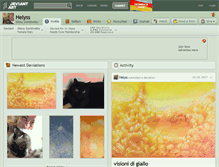 Tablet Screenshot of helyss.deviantart.com