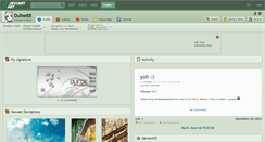 Desktop Screenshot of dufoe88.deviantart.com