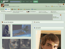 Tablet Screenshot of oxxid.deviantart.com