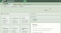 Desktop Screenshot of keepinitgi.deviantart.com