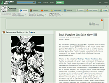 Tablet Screenshot of crausse.deviantart.com