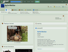 Tablet Screenshot of barlie-bitesize.deviantart.com