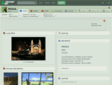 Tablet Screenshot of nickaa.deviantart.com