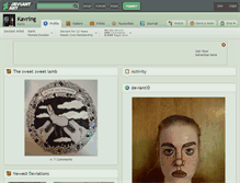 Tablet Screenshot of kavring.deviantart.com