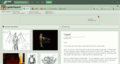 Desktop Screenshot of captainhayashi.deviantart.com