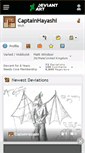 Mobile Screenshot of captainhayashi.deviantart.com