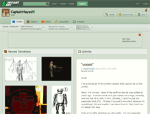 Tablet Screenshot of captainhayashi.deviantart.com