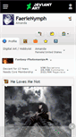 Mobile Screenshot of faerienymph.deviantart.com