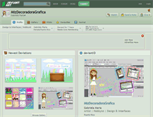 Tablet Screenshot of mizdecoradoragrafica.deviantart.com