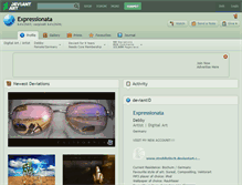 Tablet Screenshot of expressionata.deviantart.com