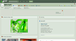 Desktop Screenshot of digital-liquid.deviantart.com