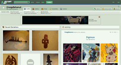 Desktop Screenshot of omegabahamut.deviantart.com