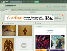 Tablet Screenshot of omegabahamut.deviantart.com