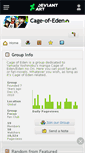 Mobile Screenshot of cage-of-eden.deviantart.com