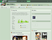 Tablet Screenshot of cage-of-eden.deviantart.com