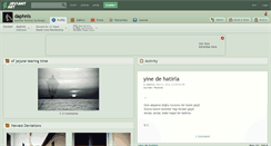 Desktop Screenshot of daphnis.deviantart.com