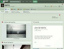 Tablet Screenshot of daphnis.deviantart.com