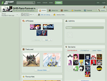 Tablet Screenshot of drift-fans-forever.deviantart.com