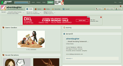 Desktop Screenshot of adventdaughter.deviantart.com