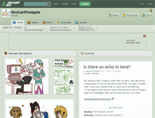 Tablet Screenshot of mexicanpineapple.deviantart.com