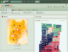 Tablet Screenshot of kchilt.deviantart.com