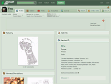 Tablet Screenshot of firu.deviantart.com