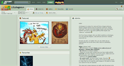 Desktop Screenshot of loldragons.deviantart.com