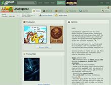 Tablet Screenshot of loldragons.deviantart.com