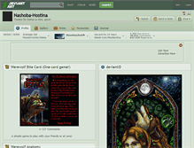 Tablet Screenshot of nashoba-hostina.deviantart.com