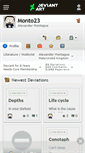 Mobile Screenshot of monto23.deviantart.com