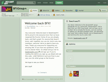 Tablet Screenshot of bfxgroup.deviantart.com