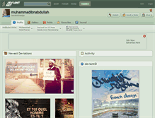 Tablet Screenshot of muhammadibnabdullah.deviantart.com