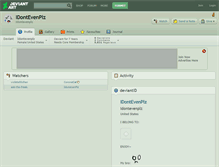 Tablet Screenshot of idontevenplz.deviantart.com