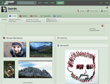 Tablet Screenshot of daerdin.deviantart.com
