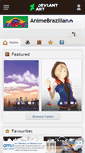 Mobile Screenshot of animebrazilian.deviantart.com