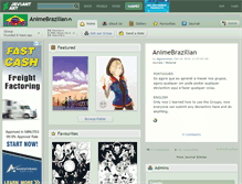 Tablet Screenshot of animebrazilian.deviantart.com