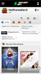 Mobile Screenshot of hellpurestdevil.deviantart.com