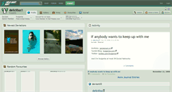Desktop Screenshot of delici0us.deviantart.com