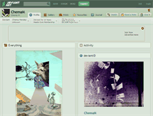 Tablet Screenshot of chemam.deviantart.com