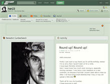 Tablet Screenshot of han23.deviantart.com
